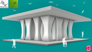 Easy Rhino Tutorial Using Voronoi For Column