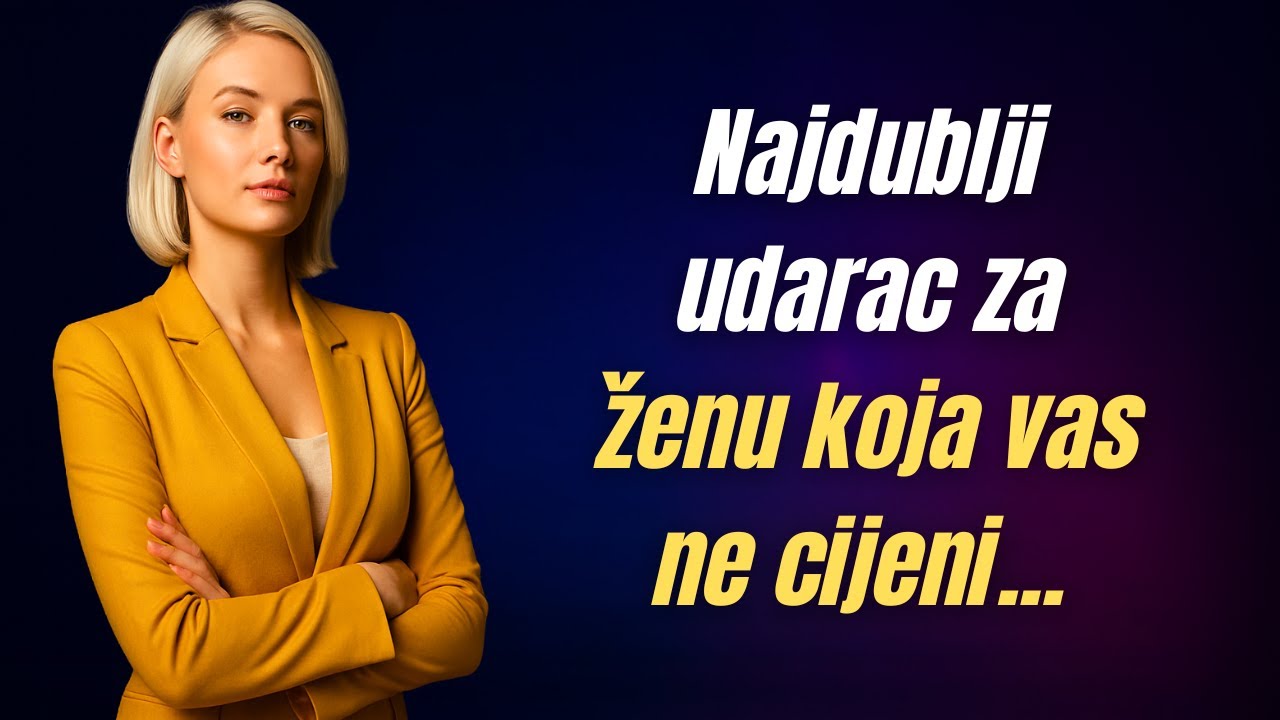 1 stvar koja najviše boli ženu kada te ne cijeni