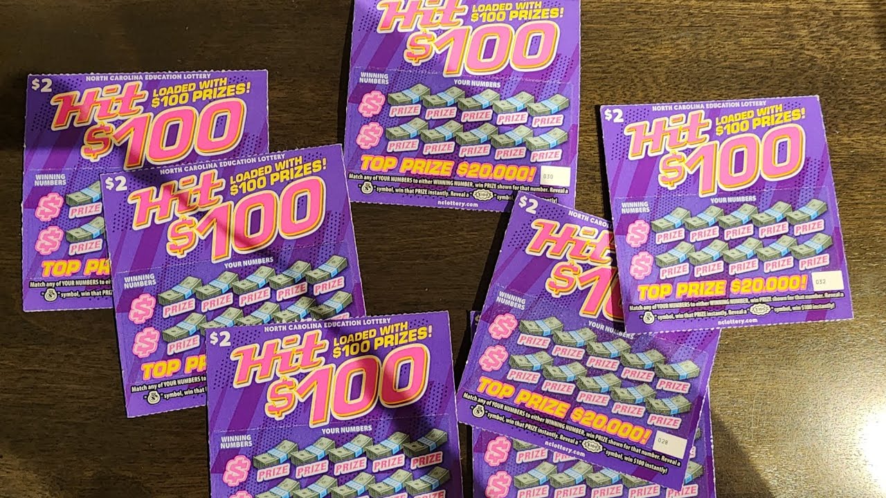 HIT 100!! NCEL scratch off tickets!!! 💵Making Moves💵