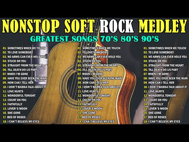 Nonstop Soft Rock Medley | Best of Oldies but goodies |  Lobo, Bee Gees, Phil Collins, Lionel Richie class=