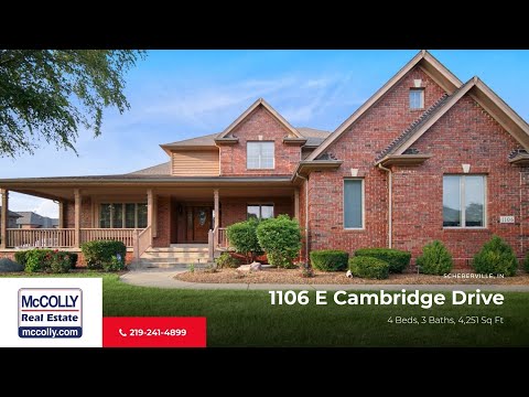 1106 E Cambridge Drive, Schererville, IN home video tour