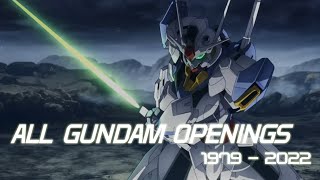 All Gundam Anime Openings (1979 - 2022) - YouTube