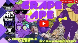 Pharmicated PHD Medical Cart Review - Strain - Grape Ape