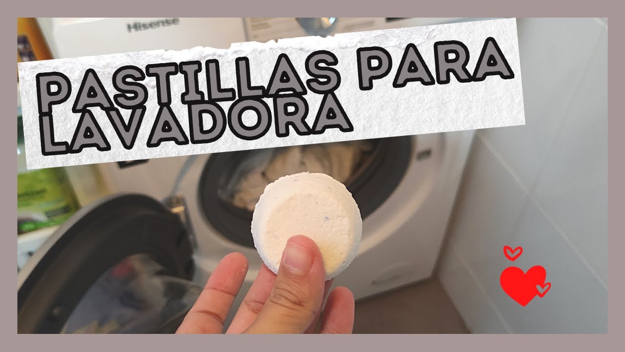 ☑PASTILLAS TODO EN 1 PARA LAVADORA CON 3 INGREDIENTES