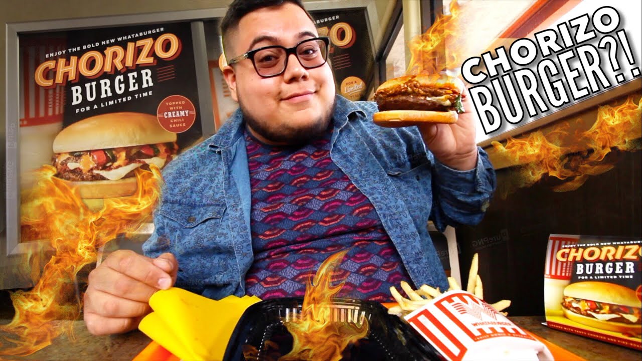 Whataburger's NEW Chorizo Burger Food Review Full Nelson Eats A Lot