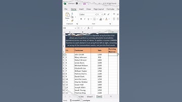✅The Smart Way to Calculate Running Totals in Excel | SCAN Function  #excel #shorts #shortvideo