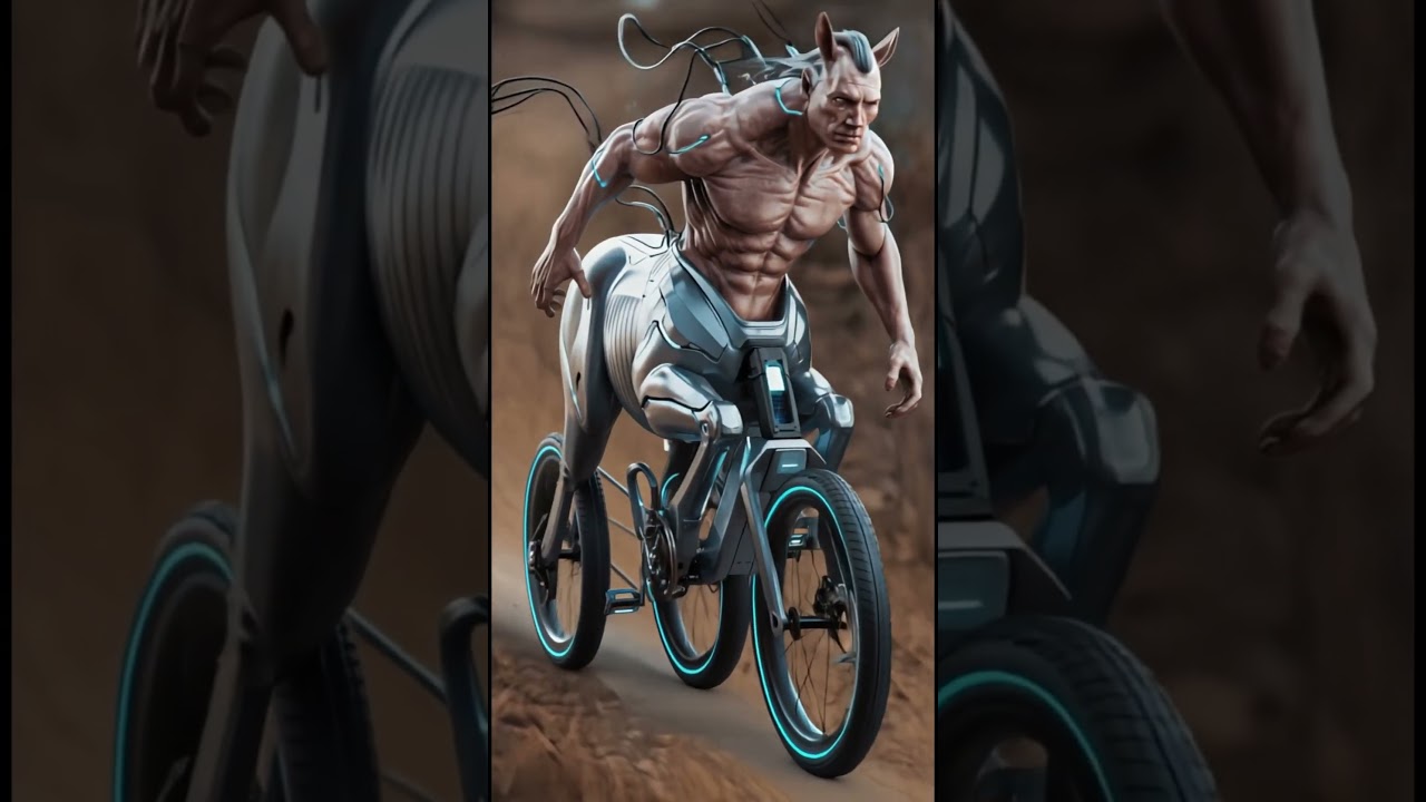 The birth of a hybrid beast that combines fantasy creatures and machines 