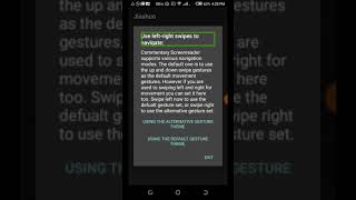 commentary screen reader part 1 main configuration screen