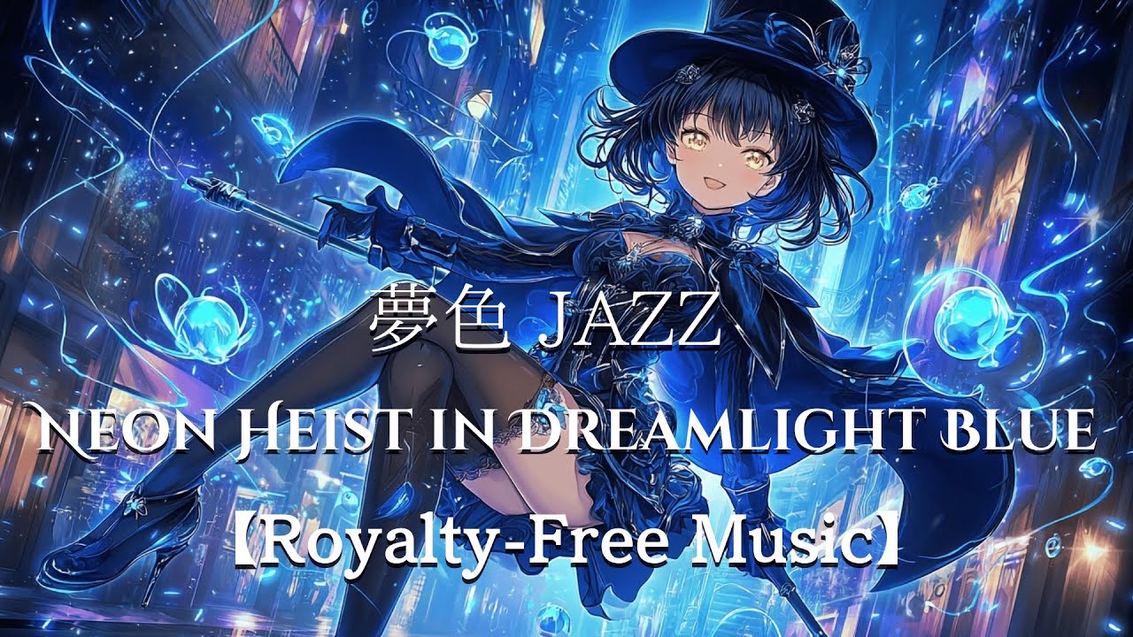 【夢色 JAZZ】NEON HEIST IN DREAMLIGHT BLUE【Royalty-Free Music】