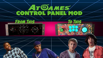 AtGames Control Panel Mod\Installation: Light Up Buttons, Translucent Trackball with LED Kit