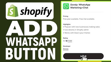 How To Add WhatsApp Button On Shopify (2025)