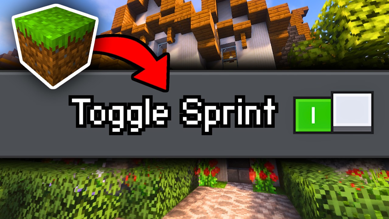 How To Get Toggle Sprint in Minecraft Bedrock! (2026) - YouTube