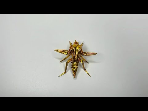 كيفية صنع بعوضة من الورق 