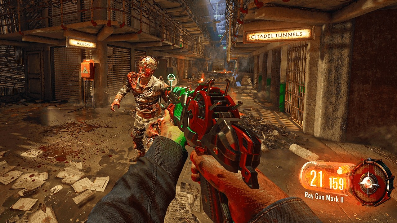BLACK OPS 3 ZOMBIES: MOB OF THE DEAD REMASTERED GAMEPLAY (NO COMMENTARY ...