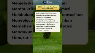 20 Sinonim Agar Parafrase Jadi Lebih Ilmiah