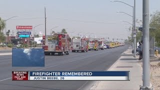 UPDATE: Firefighter remembered with Las Vegas funeral procession