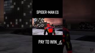 SPIDERMAN ES PAY TO WIN
