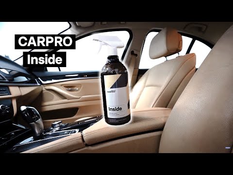 CARPRO Inside - средство для очистки кожи, алькантары и интерьера автомобиля, видео 1