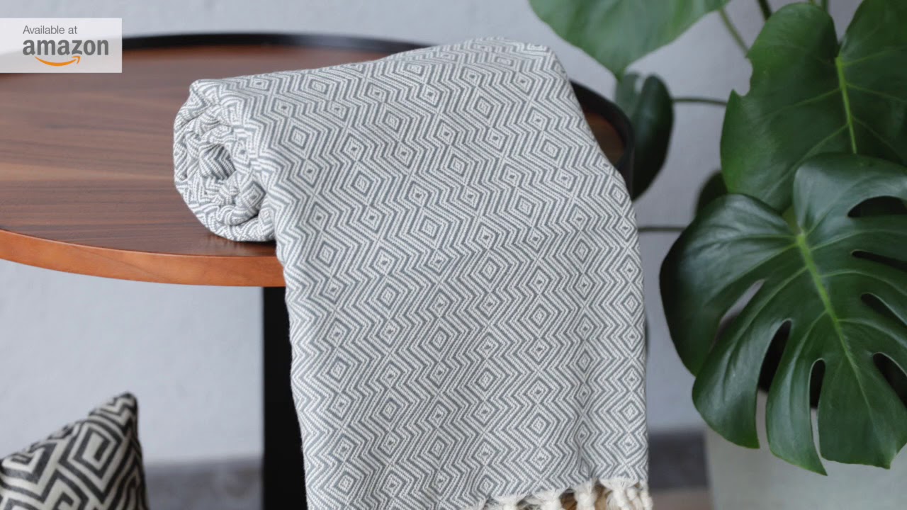Peshtemania Turkish towel, Blanket throw and peshtemal For Rustic farmhouse Home decor 2019