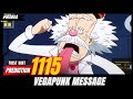 ONE PIECE 1115   FIRST HINT AND PREDICTIONS - VEGAPUNK MESSAGE