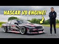 Driving my nascar v8 powered s13 for the first time