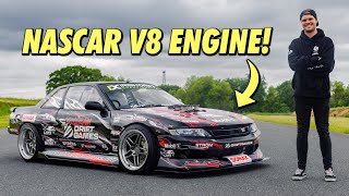 Driving my NASCAR V8 Silvia for the FIRST TIME!