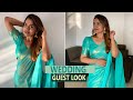 Simple  & Traditional Wedding Guest Look #makeuplook #hinduwedding #indianwedding #guestlook