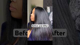 Before and After! #shorts #viral #viralvideo #hair #hairstyle #natural #shortsvideo #beauty