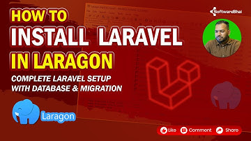 How to Install Laravel in Laragon using QuickApp | Complete Laravel Setup with Database & Migration