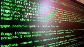 GNU/Linux framebuffer TTY. Lynx #0.