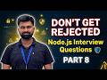 Node.js Interview Questions Part 8 | Security, Testing & Best Practices