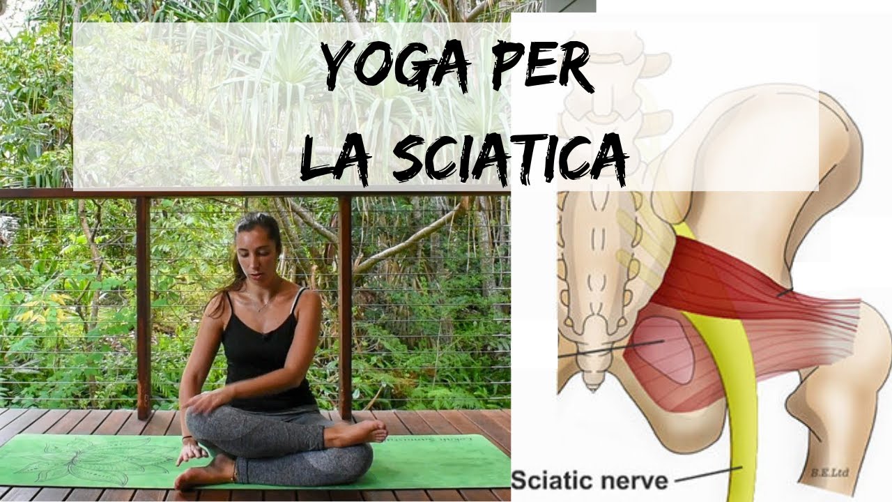 YOGA PER LA SCIATICA - Stretching del Piriforme