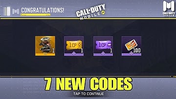 *NEW* CODM REDEEM CODES 2024 AUGUST | COD MOBILE GLOBAL VERSION NEW 7 REDEEM CODES AUGUST 2024