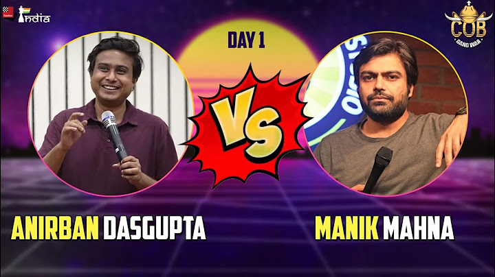 What's wrong with @AnirbanDasgupta5? - @manikmahna vs Anirban | COB Gangwar