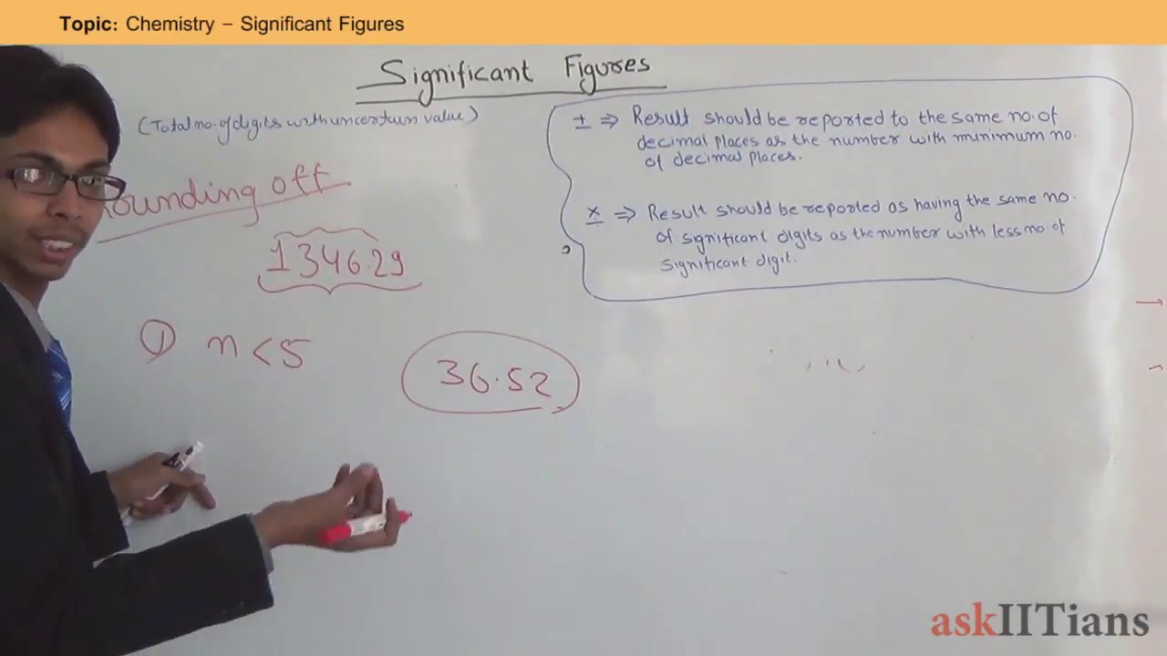 Significant Figures Chemistry Class 11 IIT JEE Main Advanced