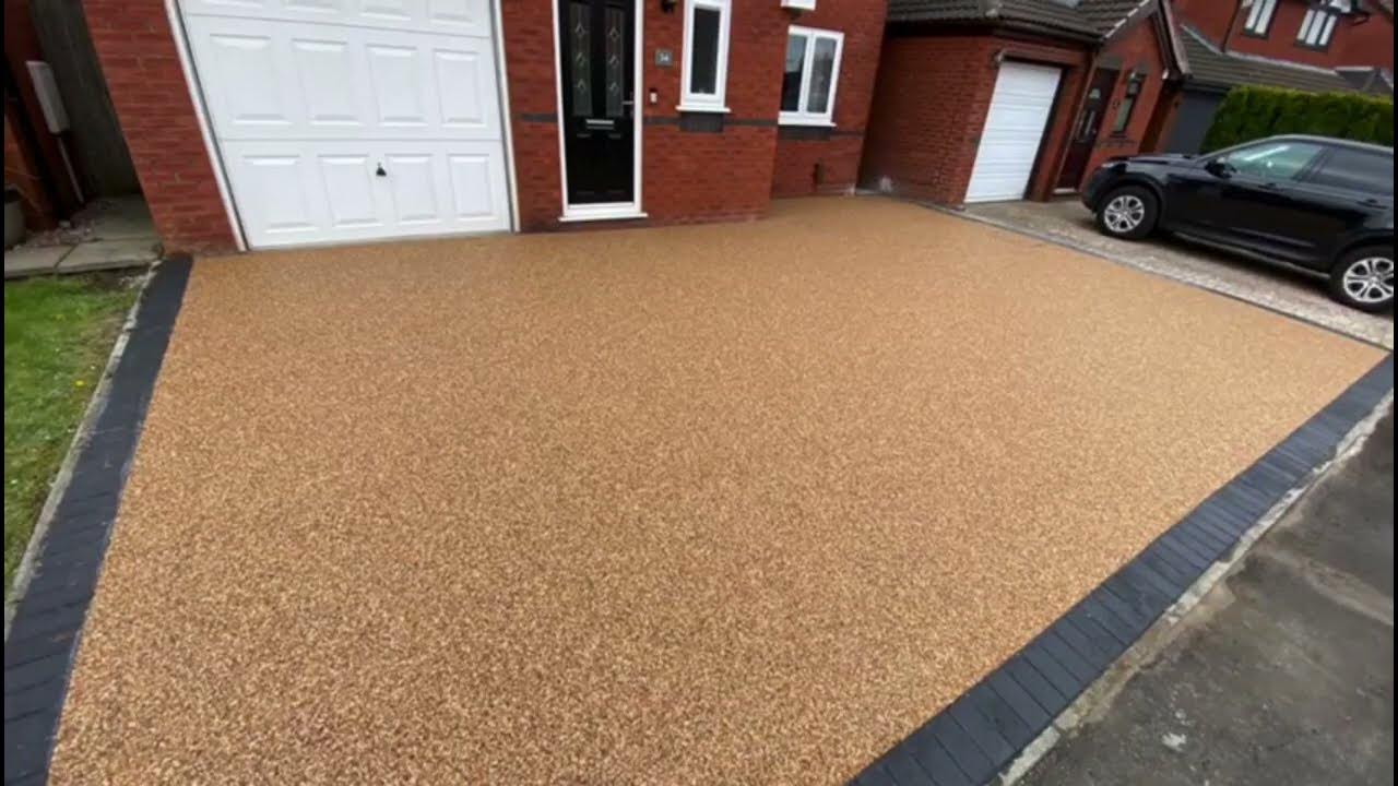 Resin Bound Gravel Installation Using The Resin Bull's MeshAndGo