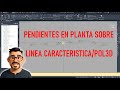 Civil 3d rotular etiquetas de pendientes en planta