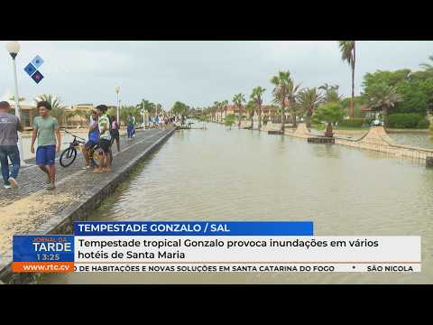 Tropical Storm Gonzalo causes flooding at several Santa Maria hotels