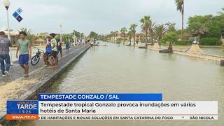 Tropical Storm Gonzalo causes flooding at several Santa Maria hotels