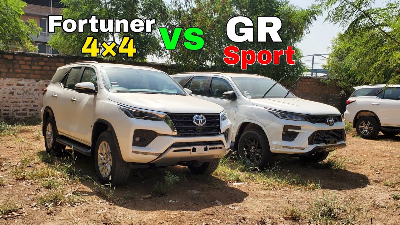 Toyota Fortuner 4×4 VS Toyota Fortuner GR Sport 2023 Detailed ...