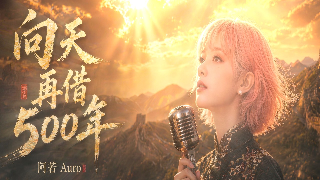 阿若 Auro｜《向天再借五百年》｜震碎玻璃的高音｜《康熙王朝》的主题曲｜女声重制版