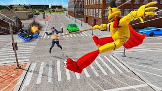 Bear Rope Hero, Security City | New Android Games | Android Gameplay/Ios Gameplay screenshot 4