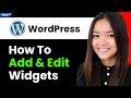 How to Add and Edit Wordpress Widgets 2026 (Step By Step)