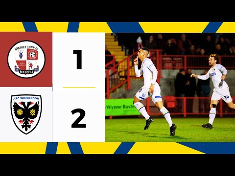 Crawley Town AFC Wimbledon Goals And Highlights