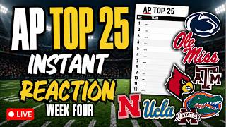 🚨 Week 5 AP Top 25 CFB Poll Reaction: Who's In & Who's Out of the Top 25 Texas Ole Miss LSU Florida