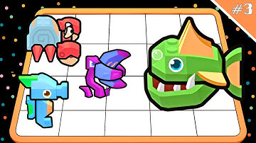 Block Fish Merge Battle (PART 3) - Monster Merge Epic Battle Max Level Gameplay