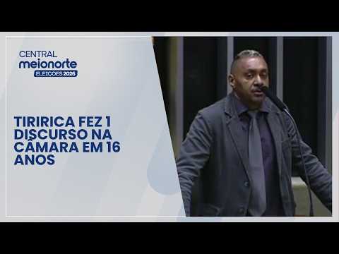 Tiririca fez 1 discurso na Câmara em 16 anos | Central MN