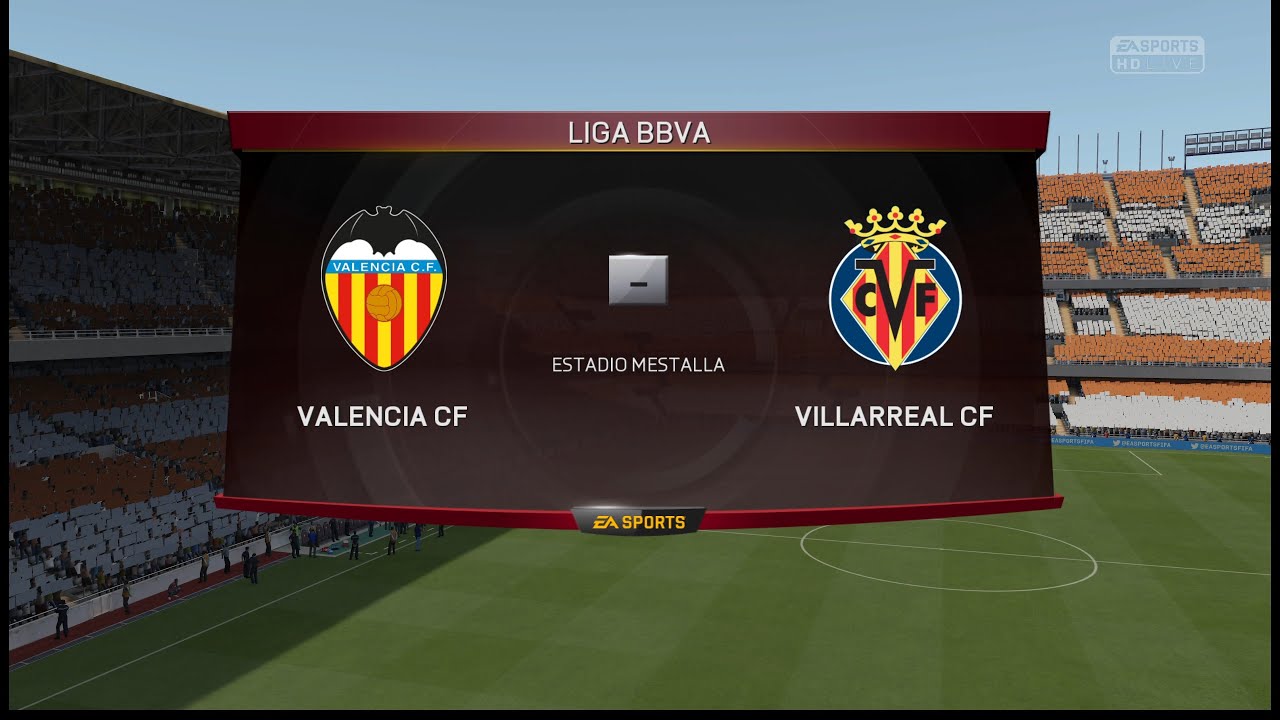 Fifa 15 Чемпионат Испании первый тур Valencia CF - Villarreal CF