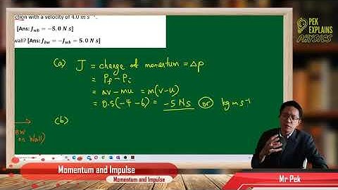 Matriculation Physics: Momentum and Impulse (Q1)