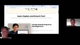 Create your personal portfolio page HTML (For Kids)